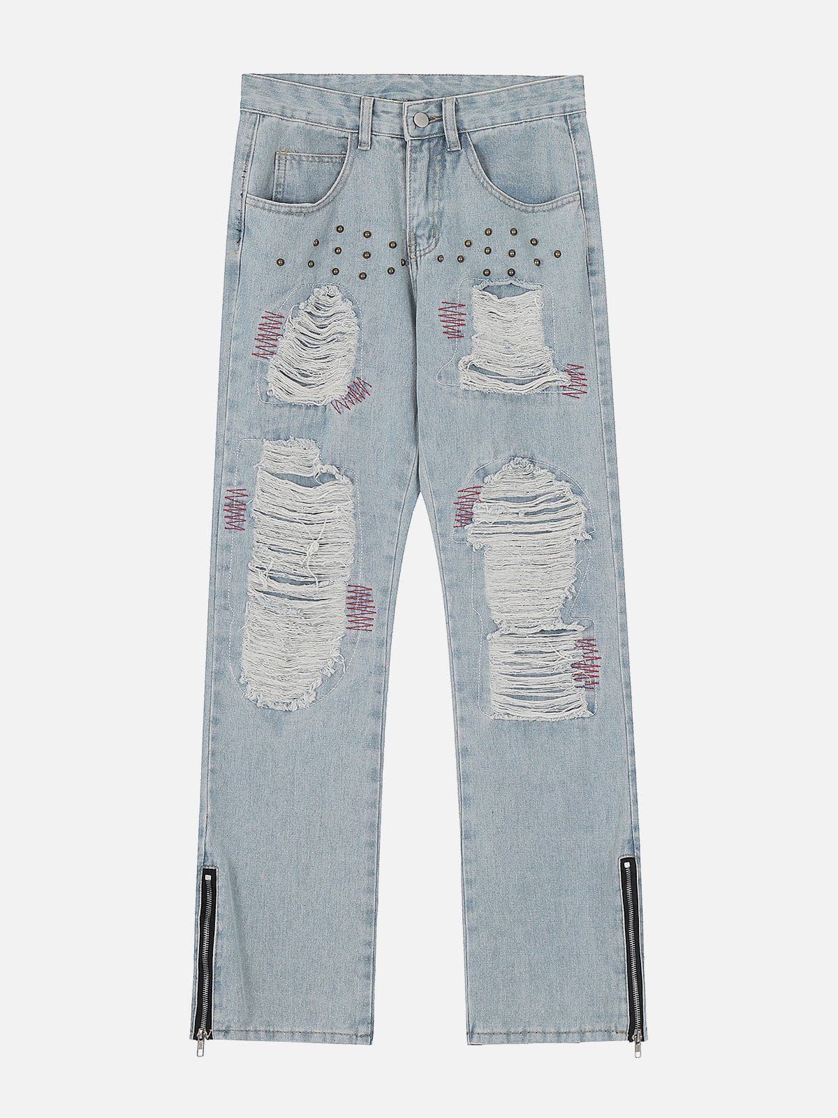 Aelfric Eden Distressed ZIP UP Jeans sold by Aelfric Eden