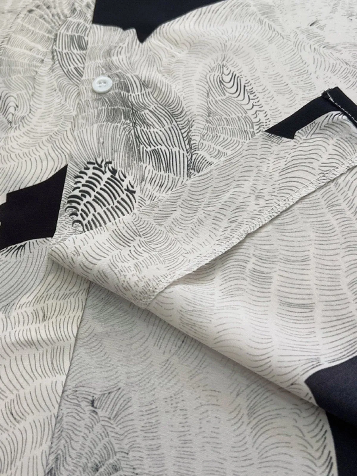 Aelfric Eden Flower Print Short Sleeve Shirt sold by Aelfric Eden product image thumbnail 4