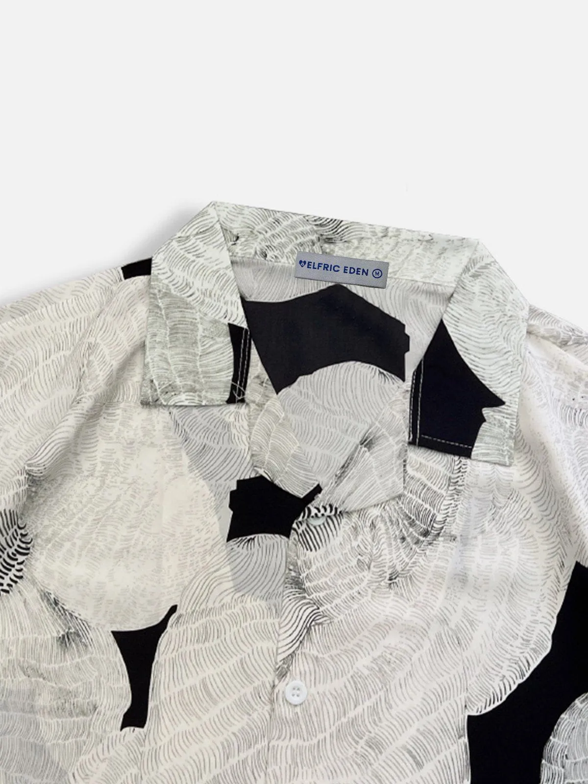 Aelfric Eden Flower Print Short Sleeve Shirt sold by Aelfric Eden product image thumbnail 3