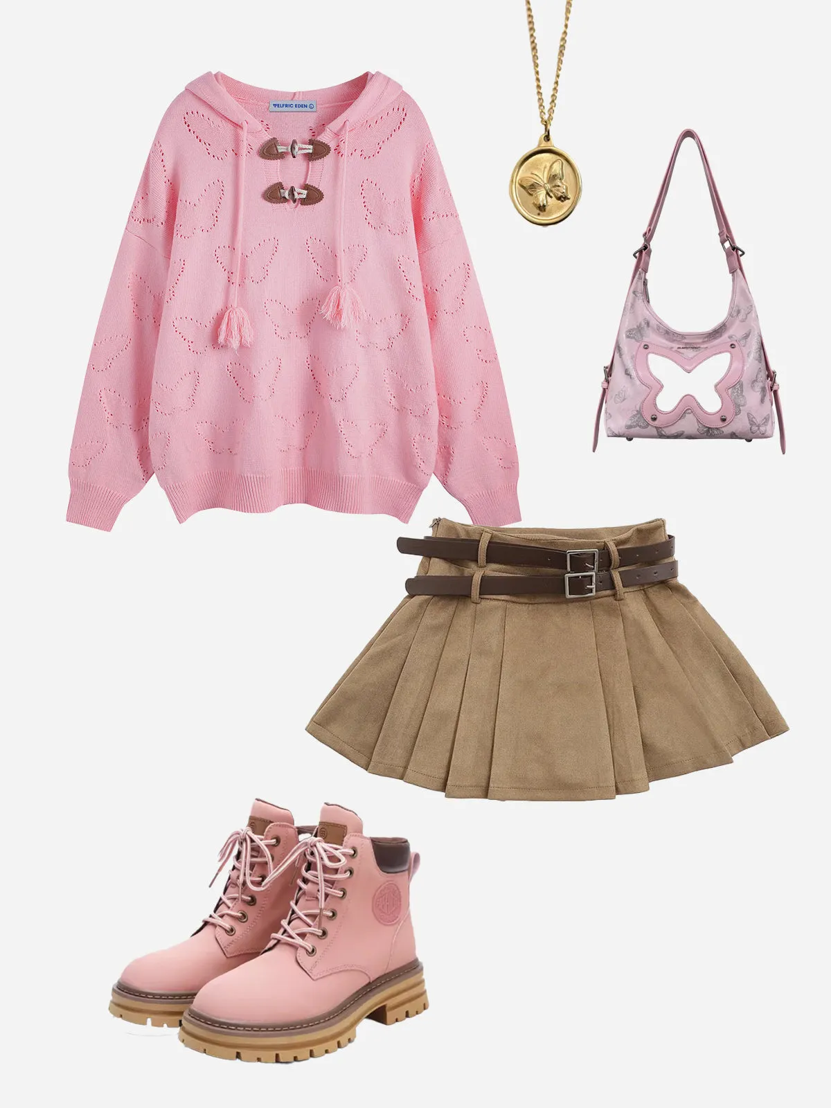 Aelfric Eden Cut-Out Butterfly Hoodie sold by Aelfric Eden product image thumbnail 2