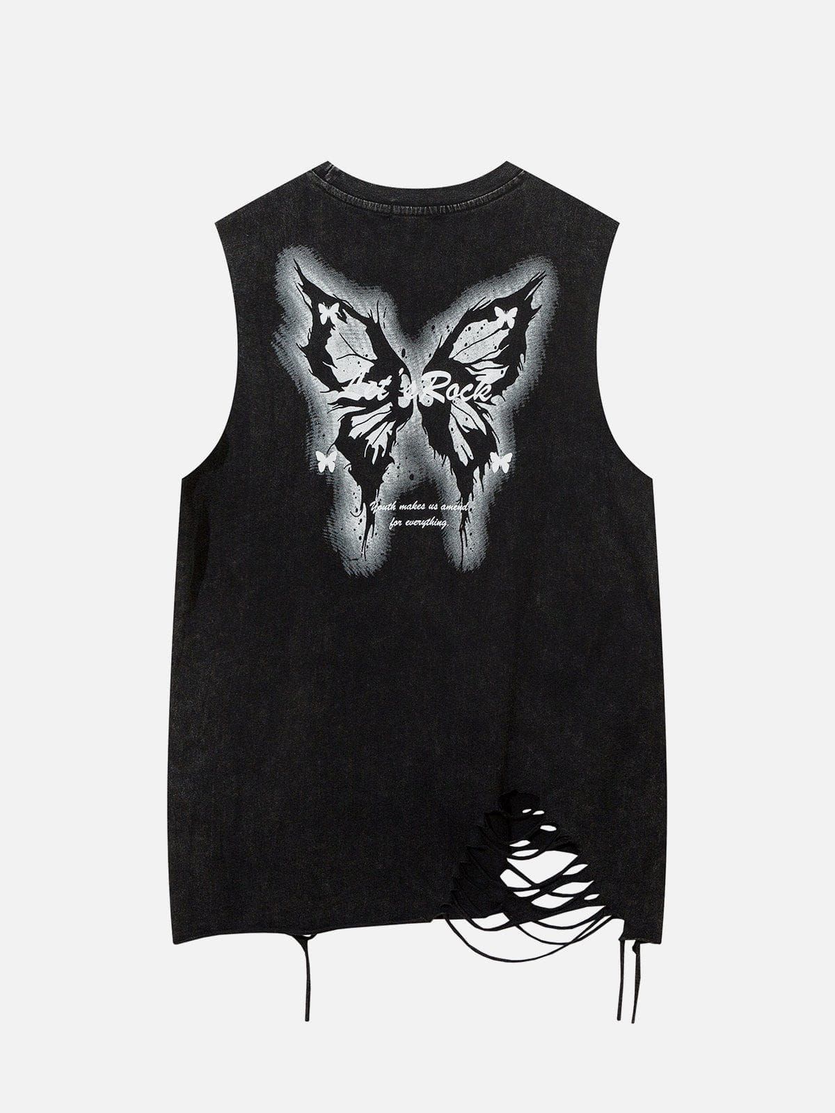 Aelfric Eden Butterfly Print Necklace Design Tank Top sold by Aelfric Eden