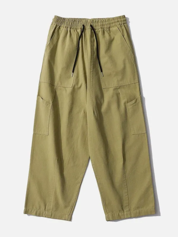 Aelfric Eden Solid Color Casual Baggy Pants sold by Aelfric Eden