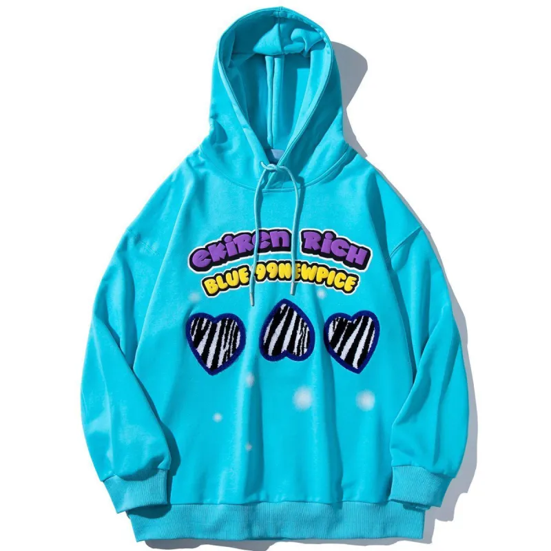 Aelfric Eden  Love Flocking Embroidered Hoodie sold by Aelfric Eden