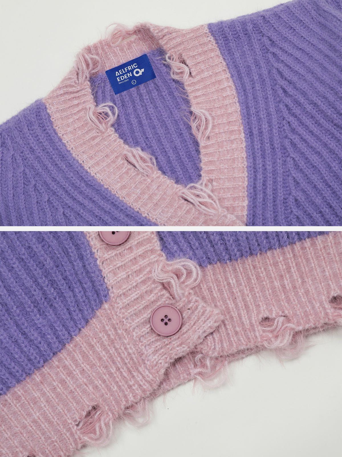 Aelfric Eden Knitting Distressed Cardigan sold by Aelfric Eden product image thumbnail 4