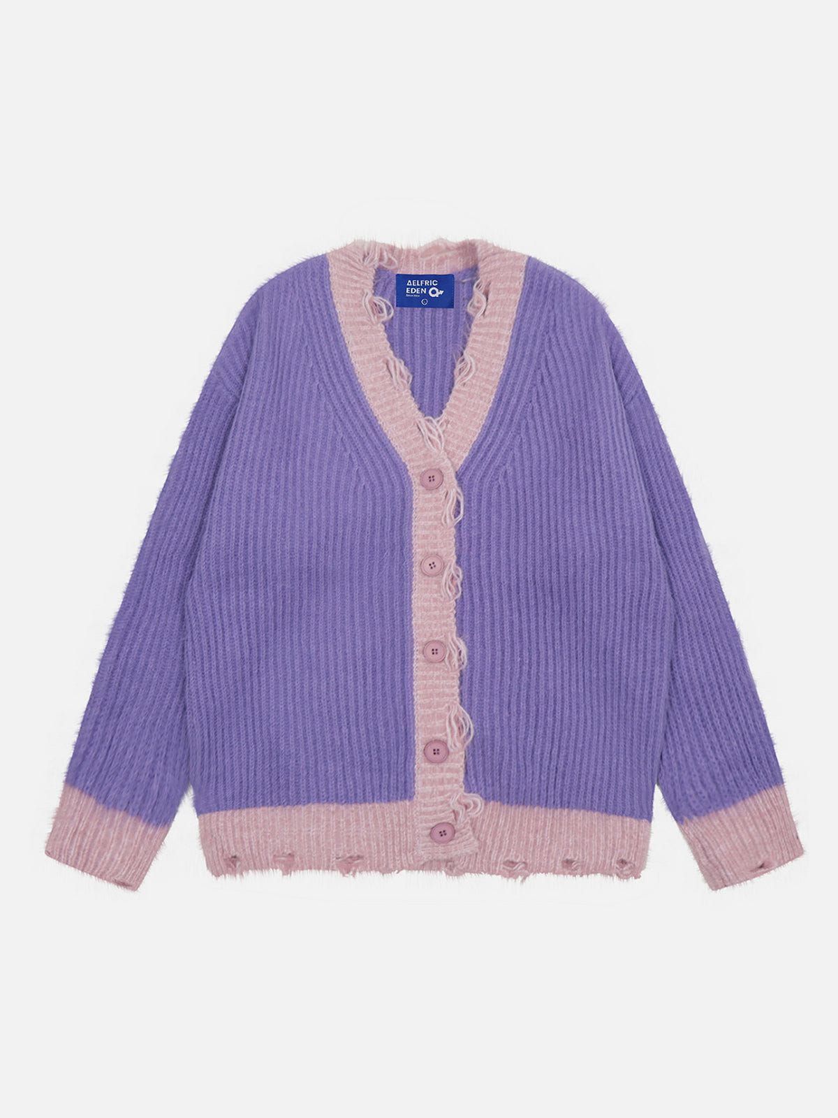 Aelfric Eden Knitting Distressed Cardigan sold by Aelfric Eden