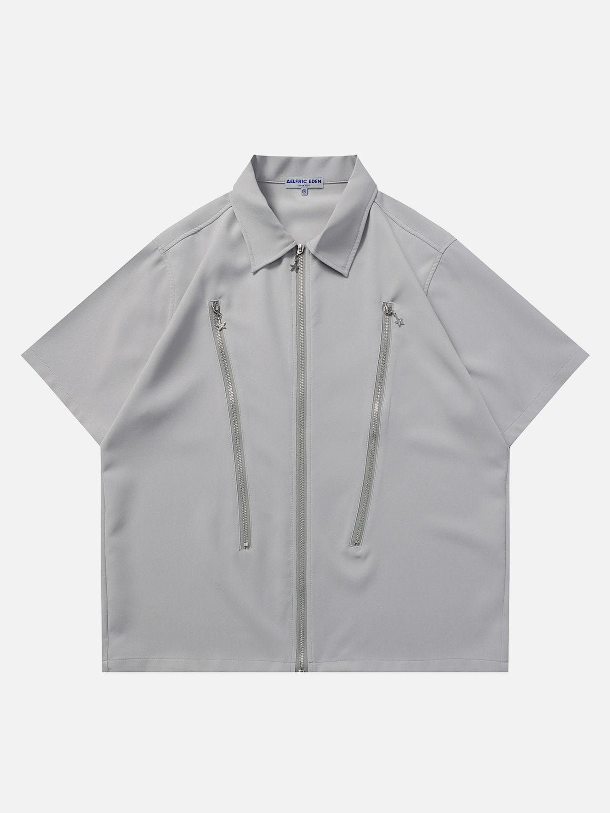 Aelfric Eden ZIP UP Short Sleeve Shirts sold by Aelfric Eden product image thumbnail 2