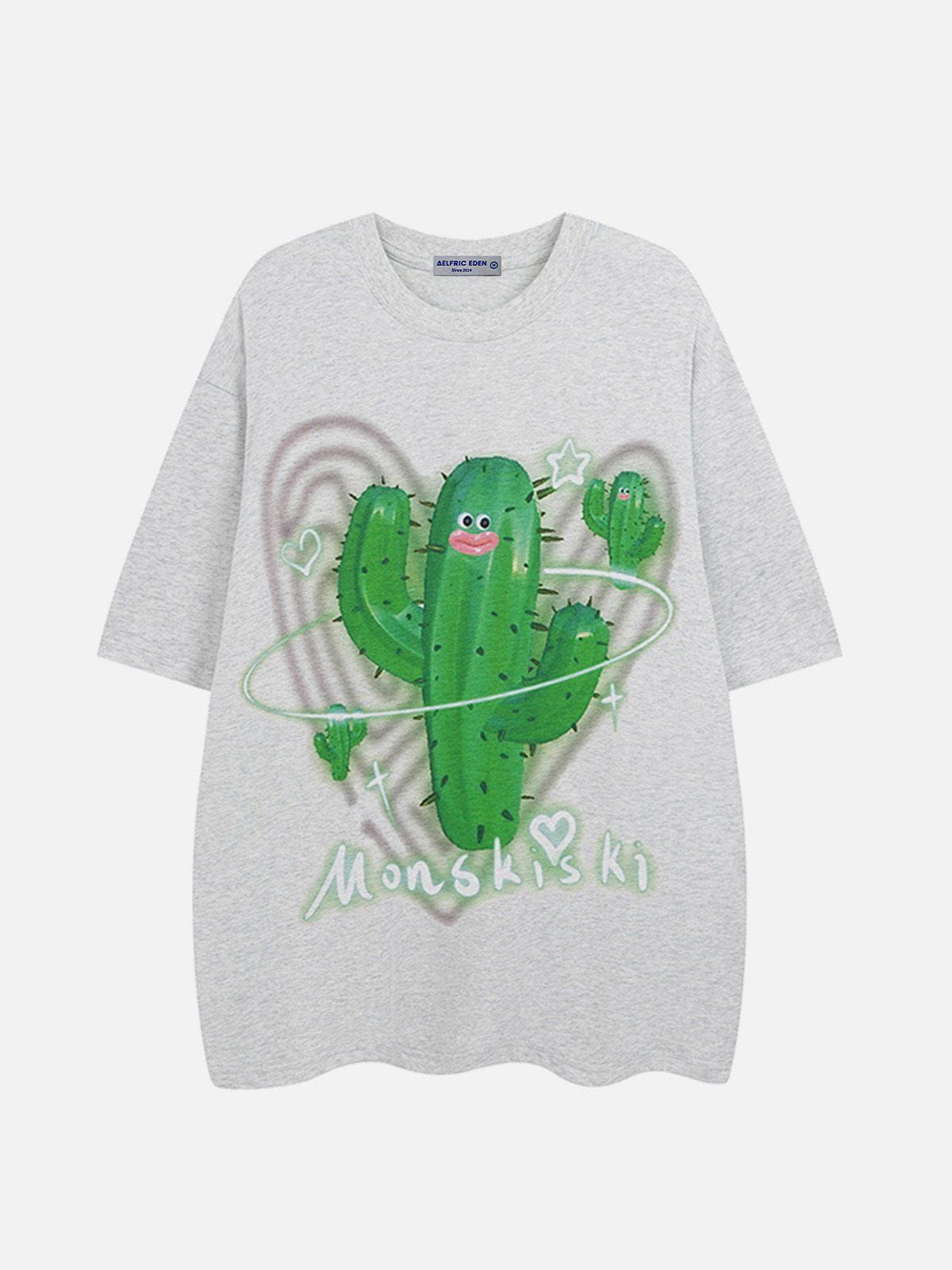 Aelfric Eden Cactus Print Tee sold by Aelfric Eden product image thumbnail 3