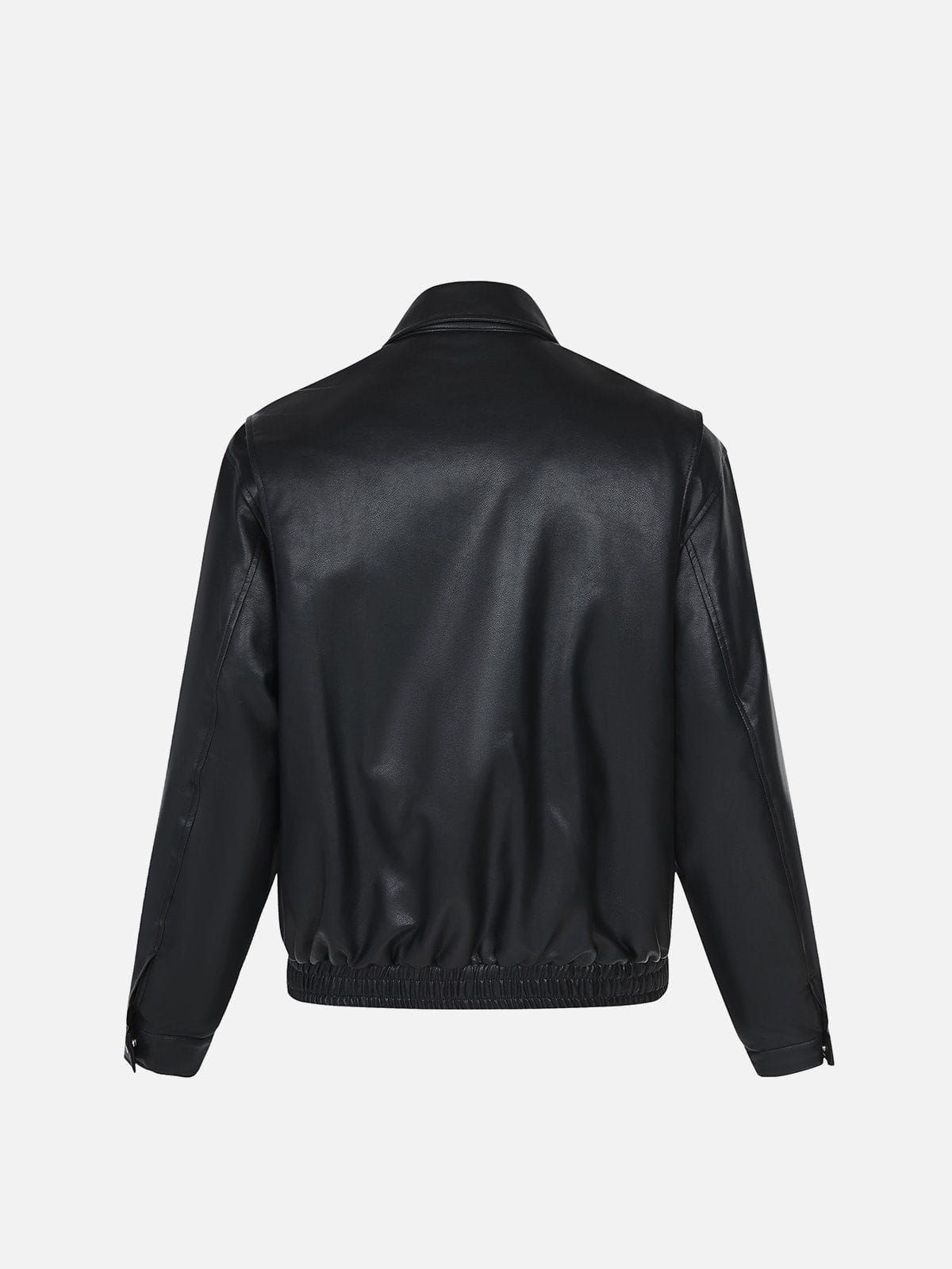 Aelfric Eden Faux Leather Patchwork Racing Jacket sold by Aelfric Eden product image thumbnail 3