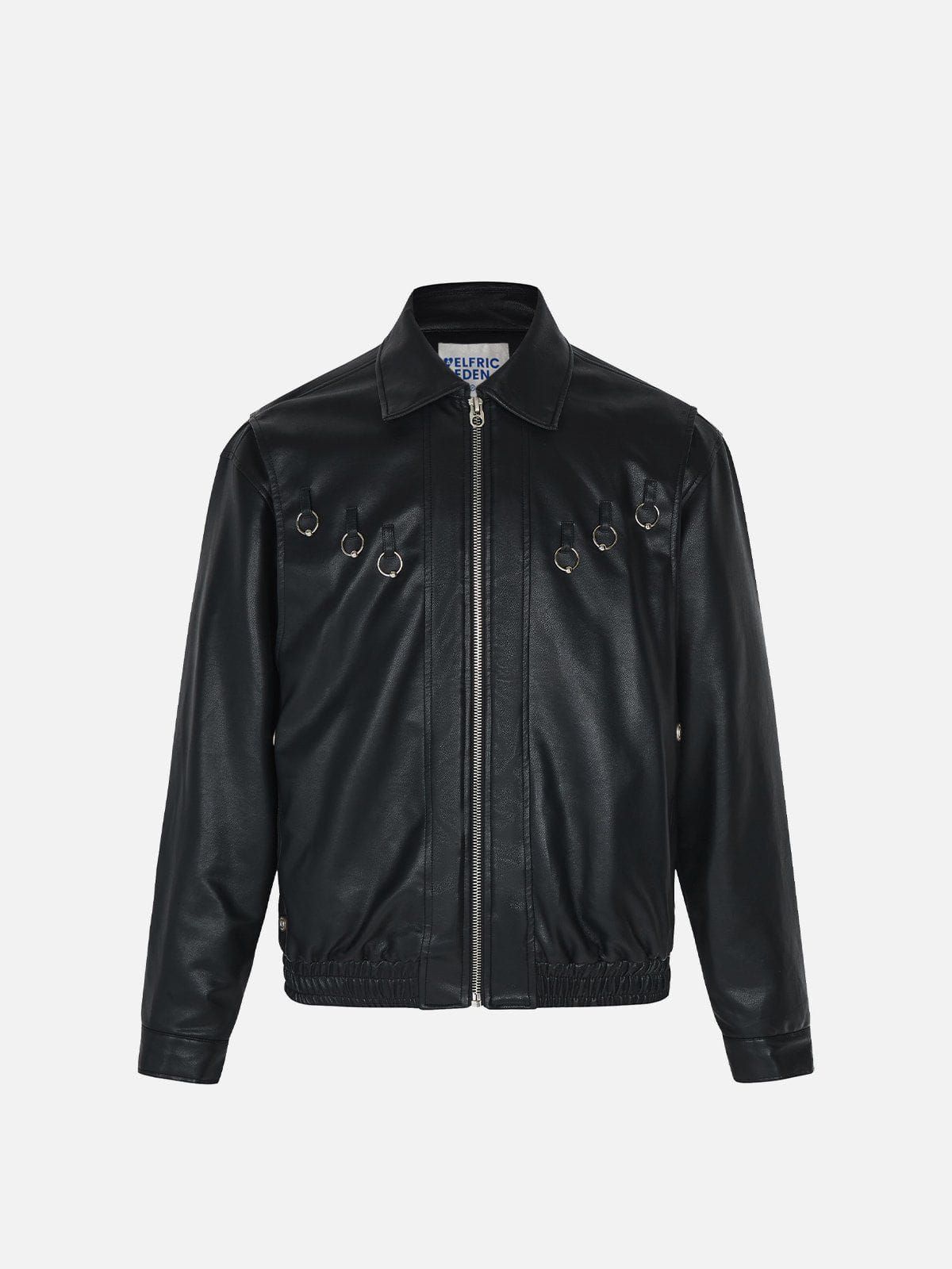 Aelfric Eden Faux Leather Patchwork Racing Jacket sold by Aelfric Eden