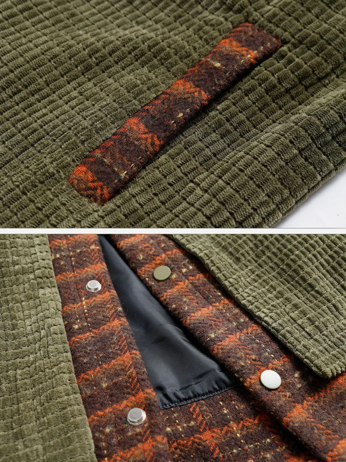Aelfric Eden Plaid Corduroy Jacket sold by Aelfric Eden product image thumbnail 5