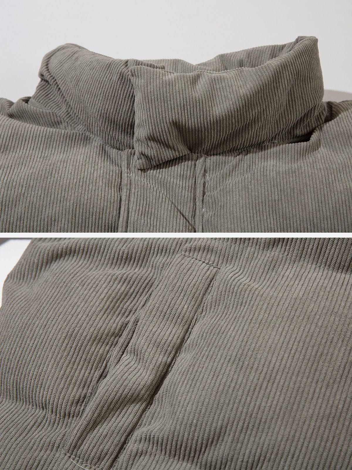 Aelfric Eden Solid Corduroy Winter Coat sold by Aelfric Eden product image thumbnail 4