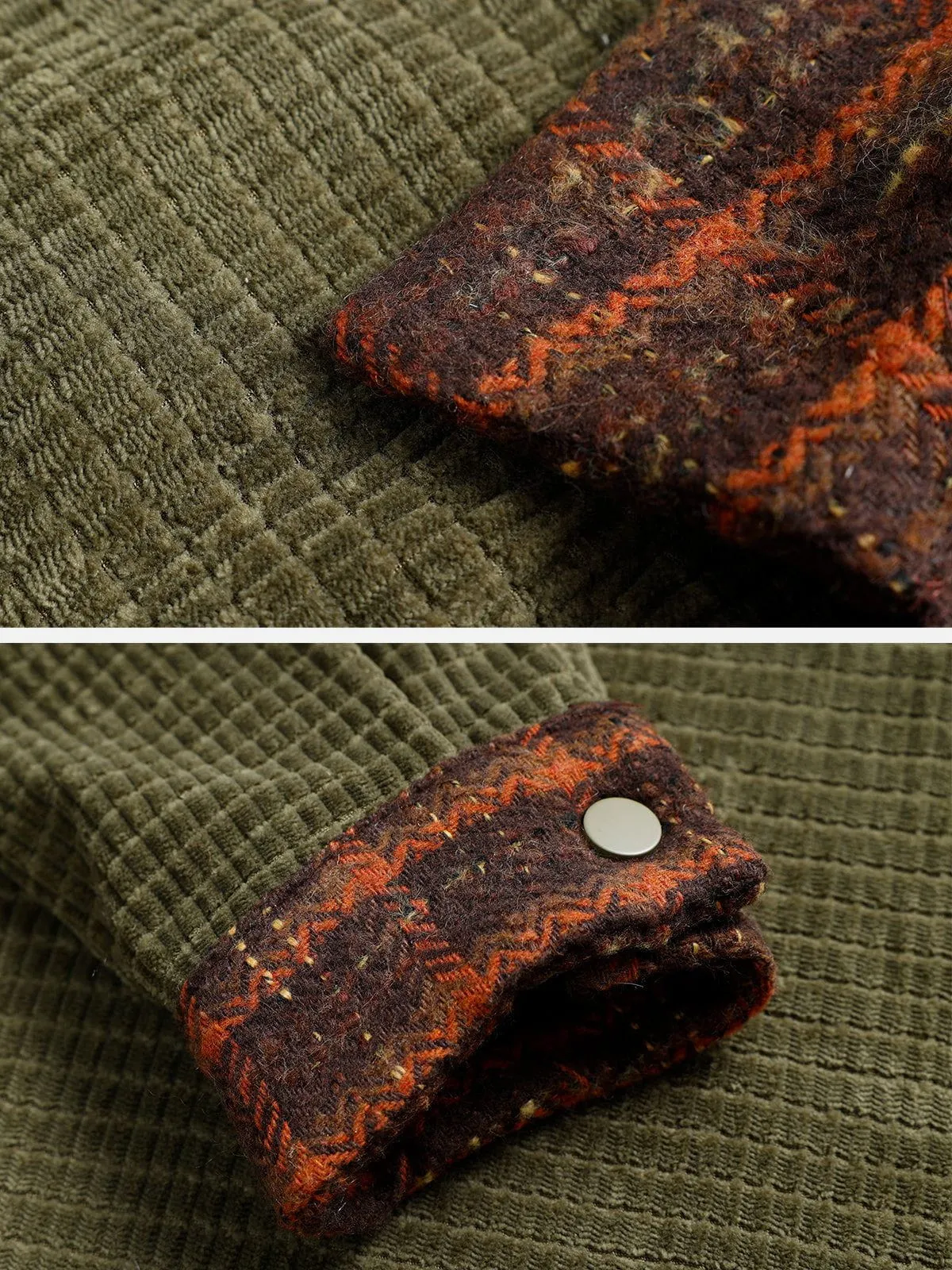 Aelfric Eden Plaid Corduroy Jacket sold by Aelfric Eden product image thumbnail 3