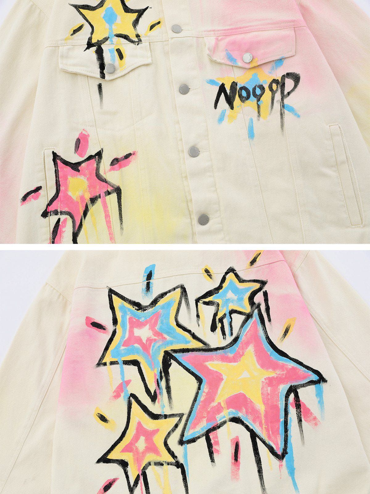 Aelfric Eden Graffiti Star Jacket sold by Aelfric Eden product image thumbnail 3