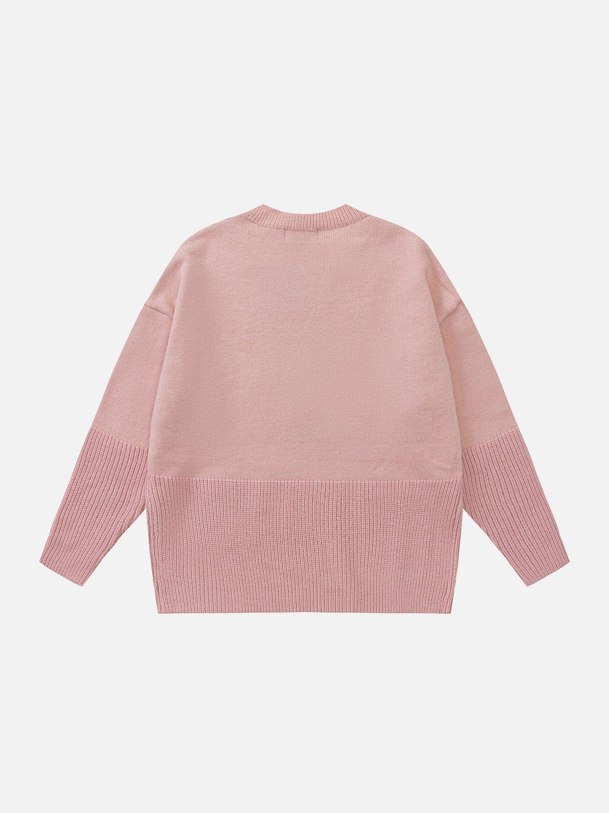 Aelfric Eden Patchwork Embroidery Sweater sold by Aelfric Eden product image thumbnail 2