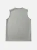 Aelfric Eden Line Print Suede Tank Top sold by Aelfric Eden