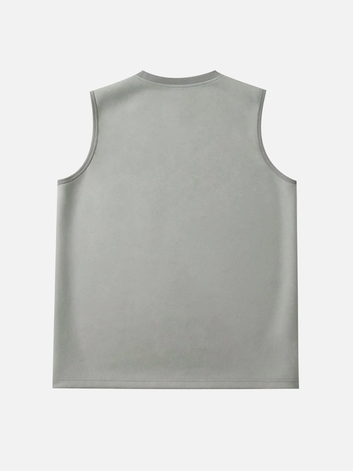 Aelfric Eden Line Print Suede Tank Top sold by Aelfric Eden product image thumbnail 4