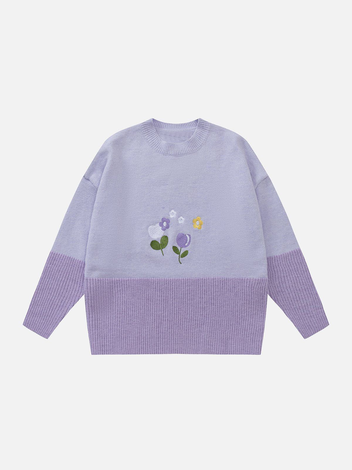 Aelfric Eden Patchwork Embroidery Sweater sold by Aelfric Eden product image thumbnail 3