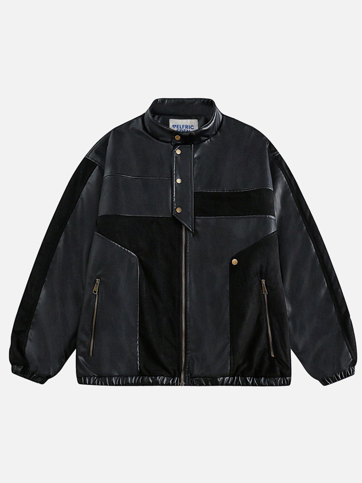 Aelfric Eden Vintage Patchwork Leather Coat sold by Aelfric Eden