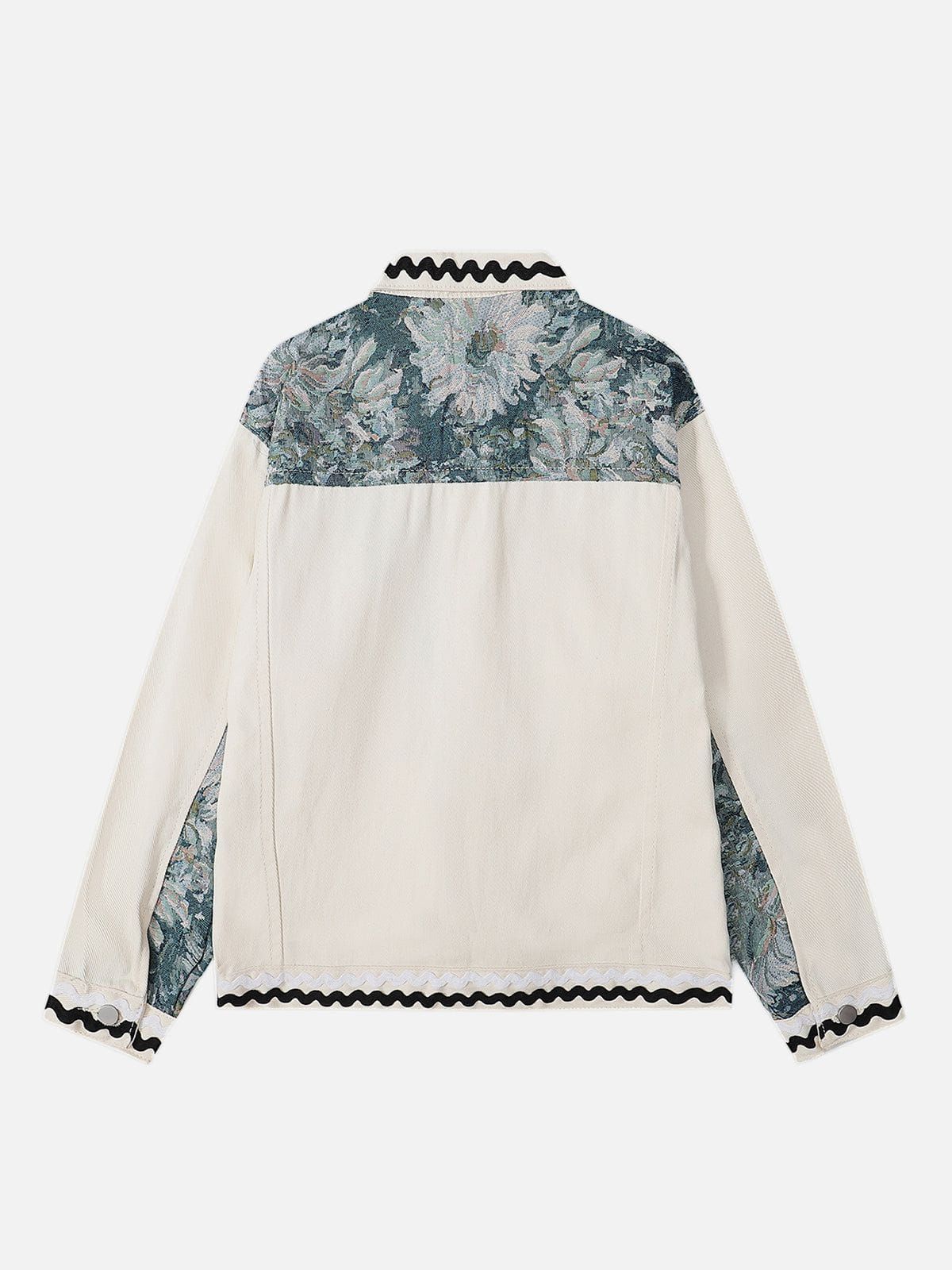 Aelfric Eden Patchwork Embroidery Flower Jacket sold by Aelfric Eden product image thumbnail 2