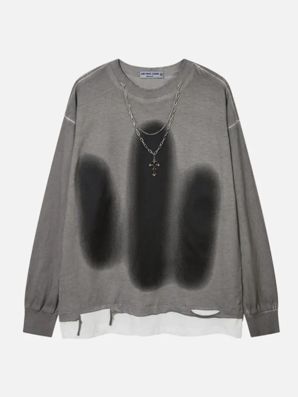 Aelfric Eden Distressed Washed Sweatshirt sold by Aelfric Eden