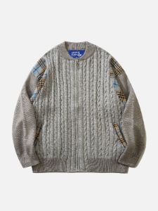 Aelfric Eden Patchwork Plaid Cardigan sold by Aelfric Eden