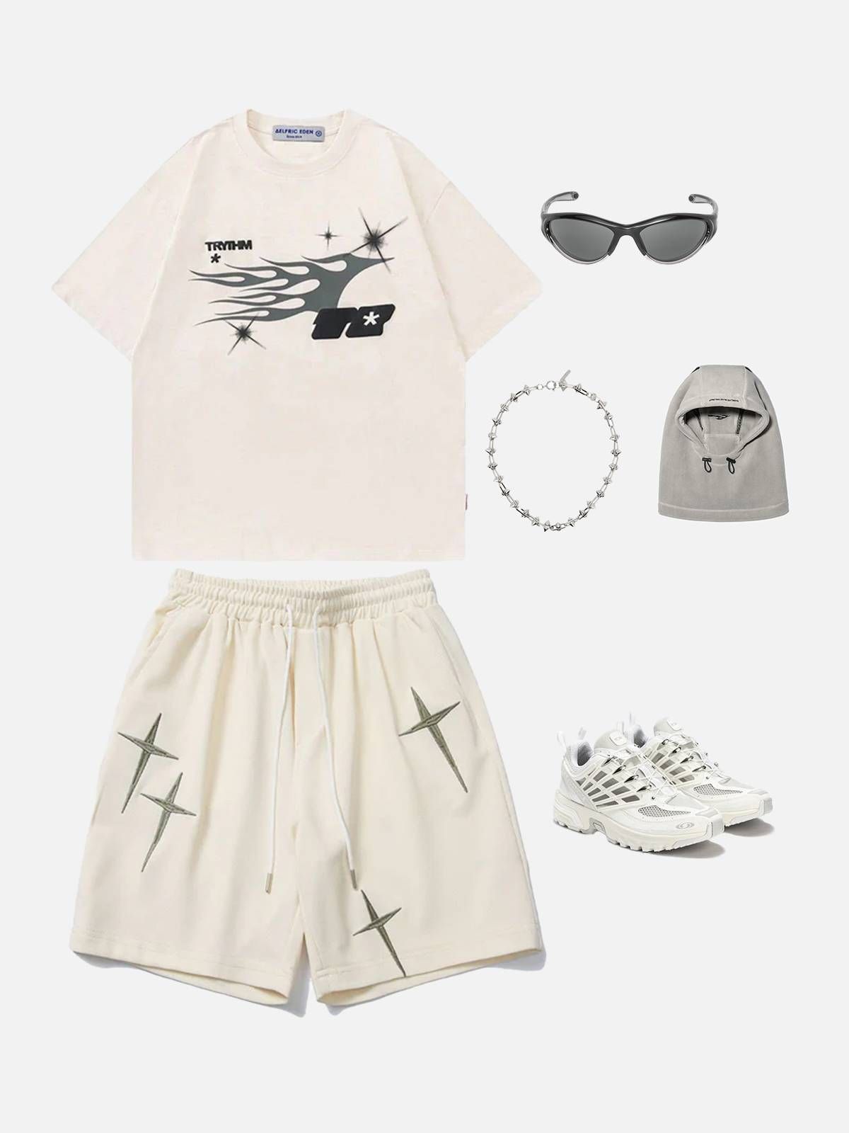 Aelfric Eden Creative Graffiti Print Tee sold by Aelfric Eden product image thumbnail 4