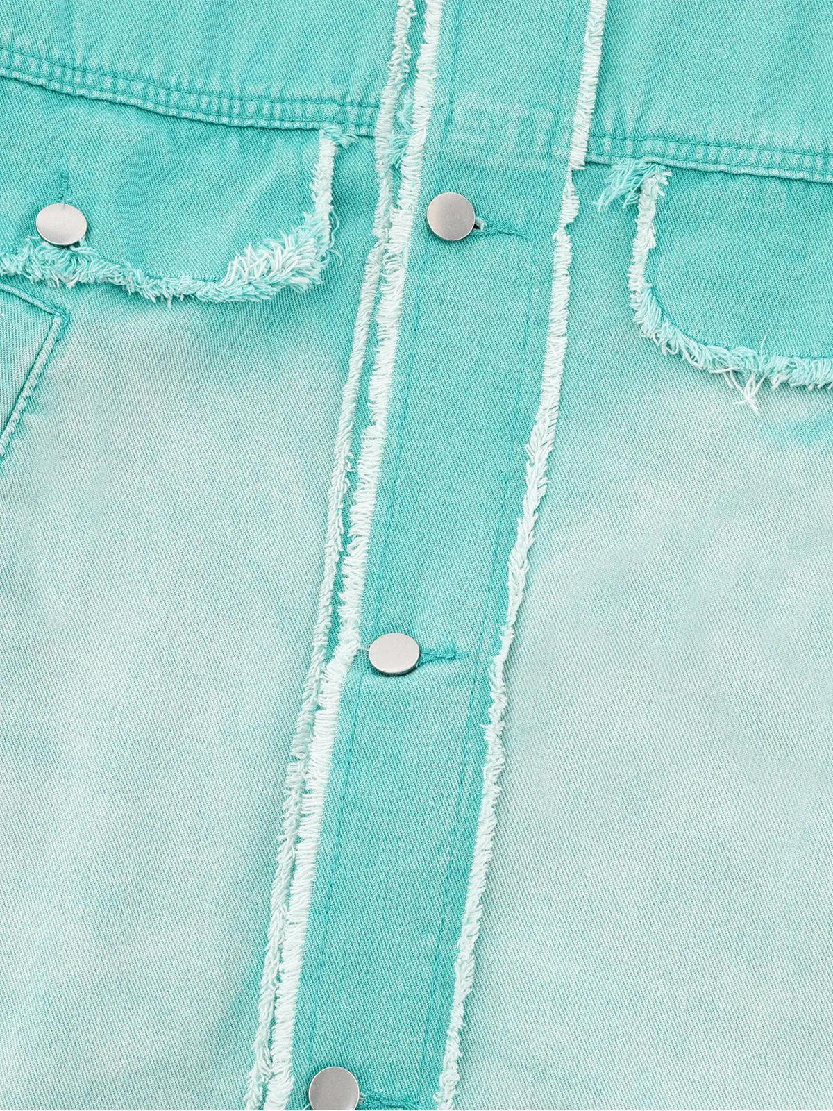 Aelfric Eden Washed Gradient Denim Jacket sold by Aelfric Eden product image thumbnail 4