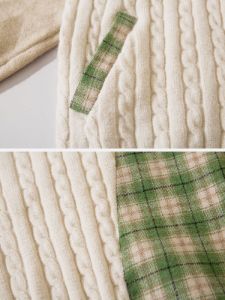 Aelfric Eden Patchwork Plaid Cardigan sold by Aelfric Eden