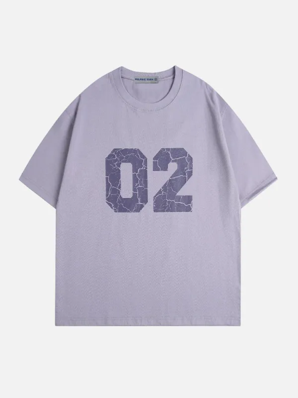 Aelfric Eden Vintage Number Print Tee sold by Aelfric Eden