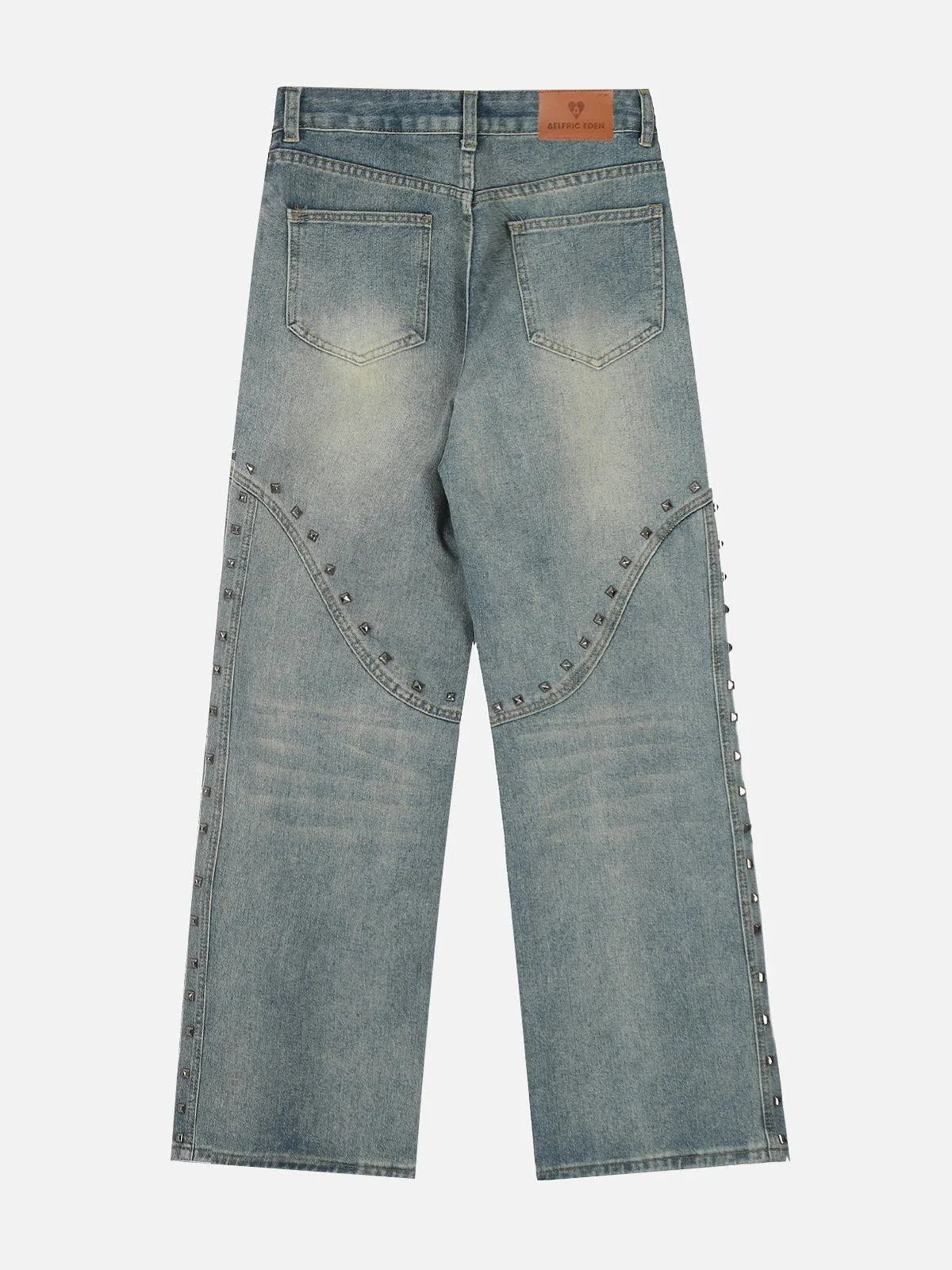 Aelfric Eden Rivet Washed Loose Jeans sold by Aelfric Eden product image thumbnail 3