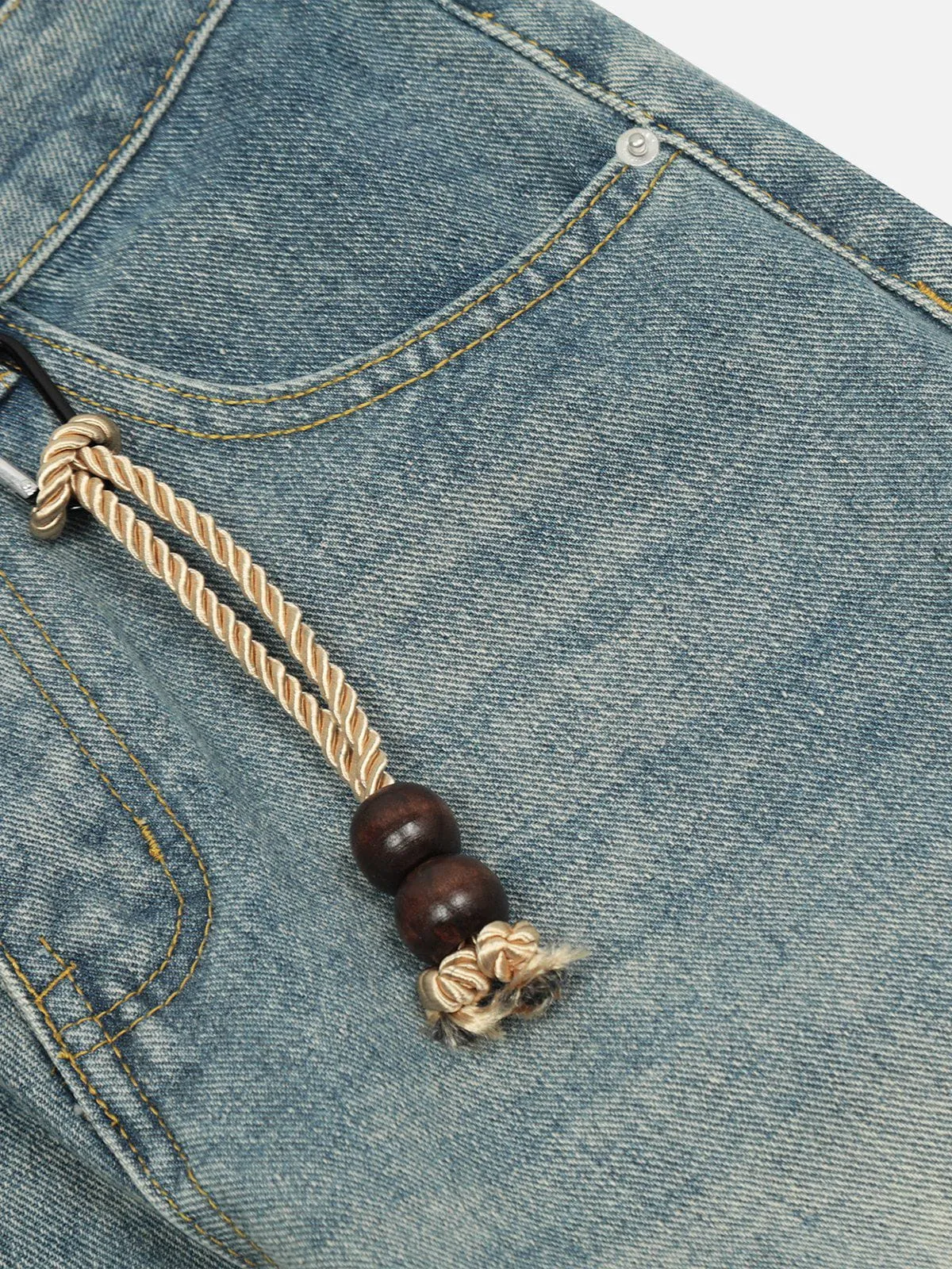 Aelfric Eden Rivet Washed Loose Jeans sold by Aelfric Eden product image thumbnail 5