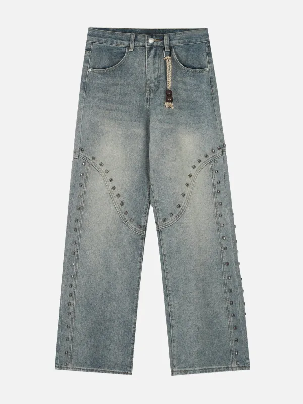 Aelfric Eden Rivet Washed Loose Jeans sold by Aelfric Eden