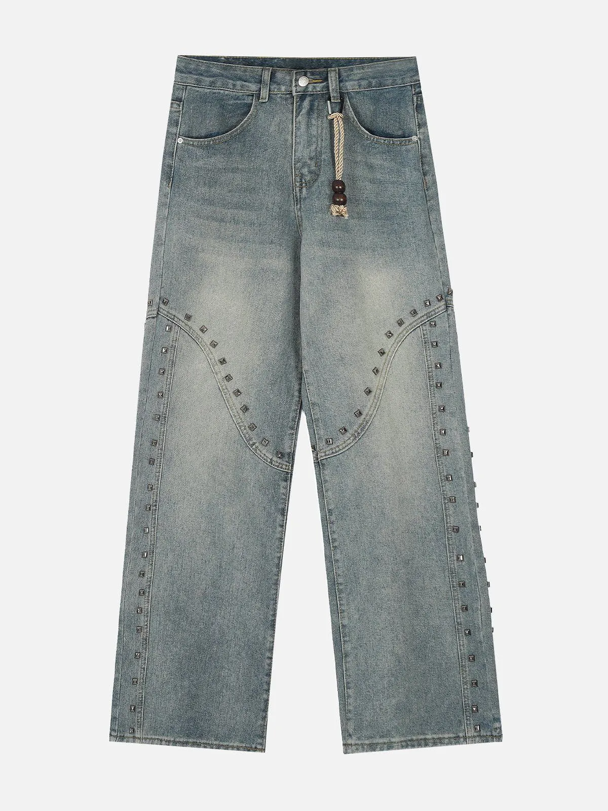 Aelfric Eden Rivet Washed Loose Jeans sold by Aelfric Eden