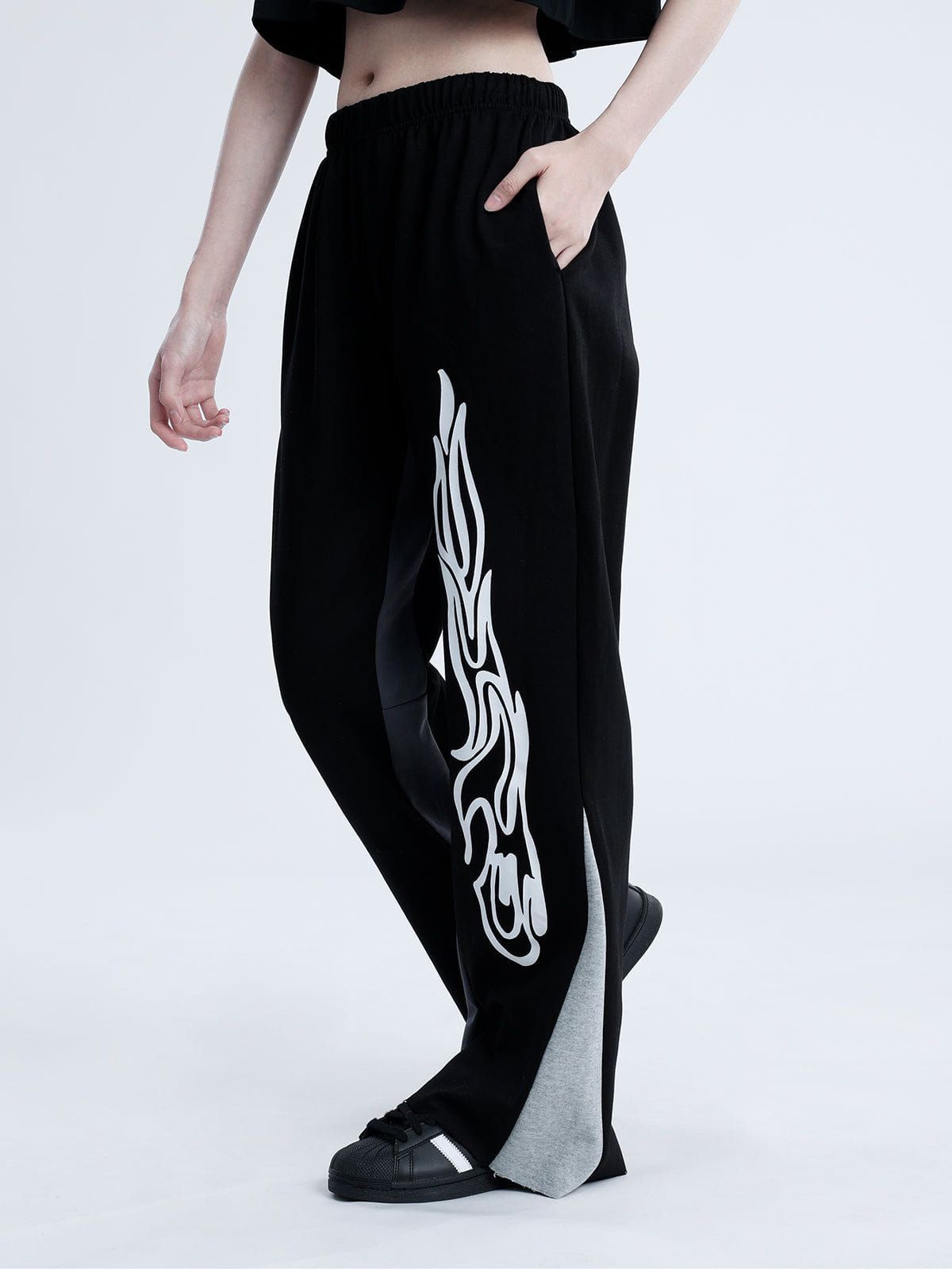 Aelfric Eden Flame Print Sweatpants sold by Aelfric Eden product image thumbnail 3