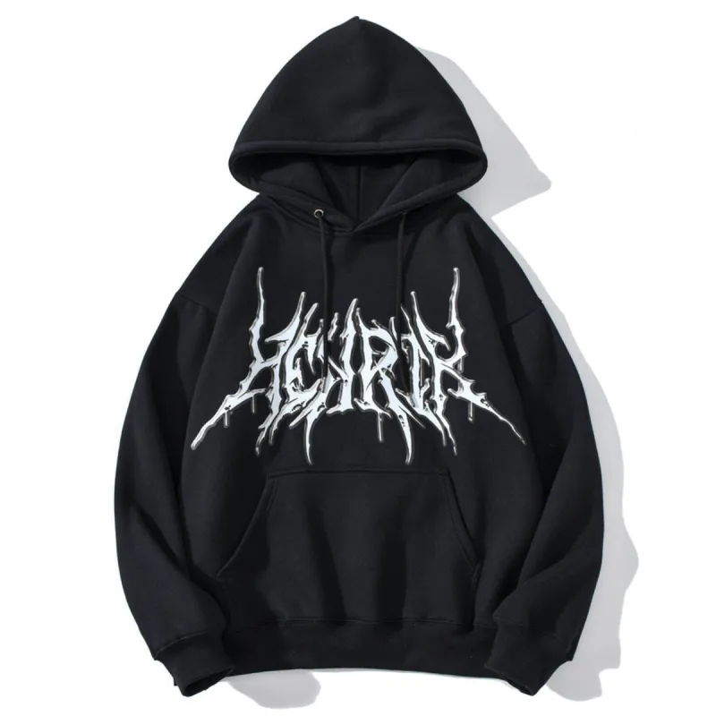 Aelfric Eden Thorn Letter Print Hoodies sold by Aelfric Eden