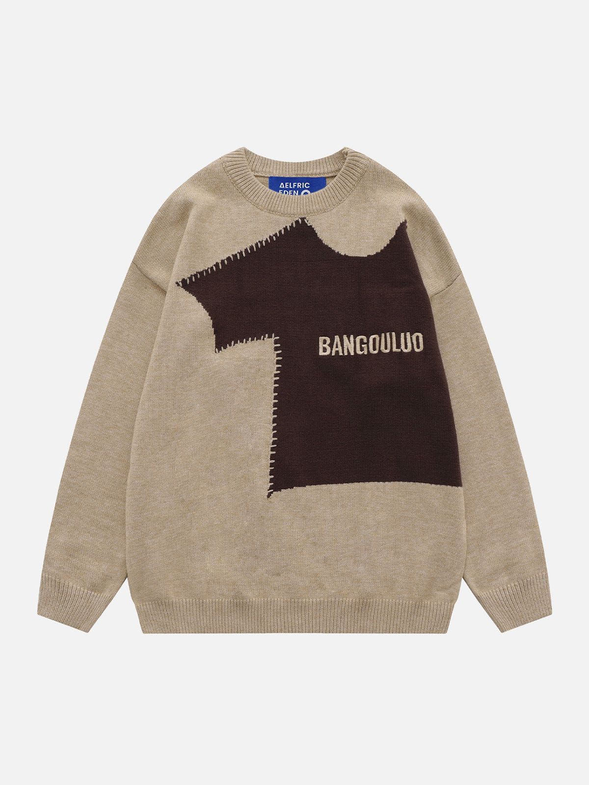 Aelfric Eden Vintage Patchwork Knit Sweater sold by Aelfric Eden