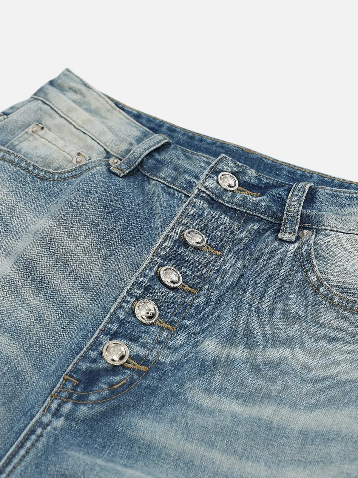 Aelfric Eden Button Placket Loose Jeans sold by Aelfric Eden product image thumbnail 3