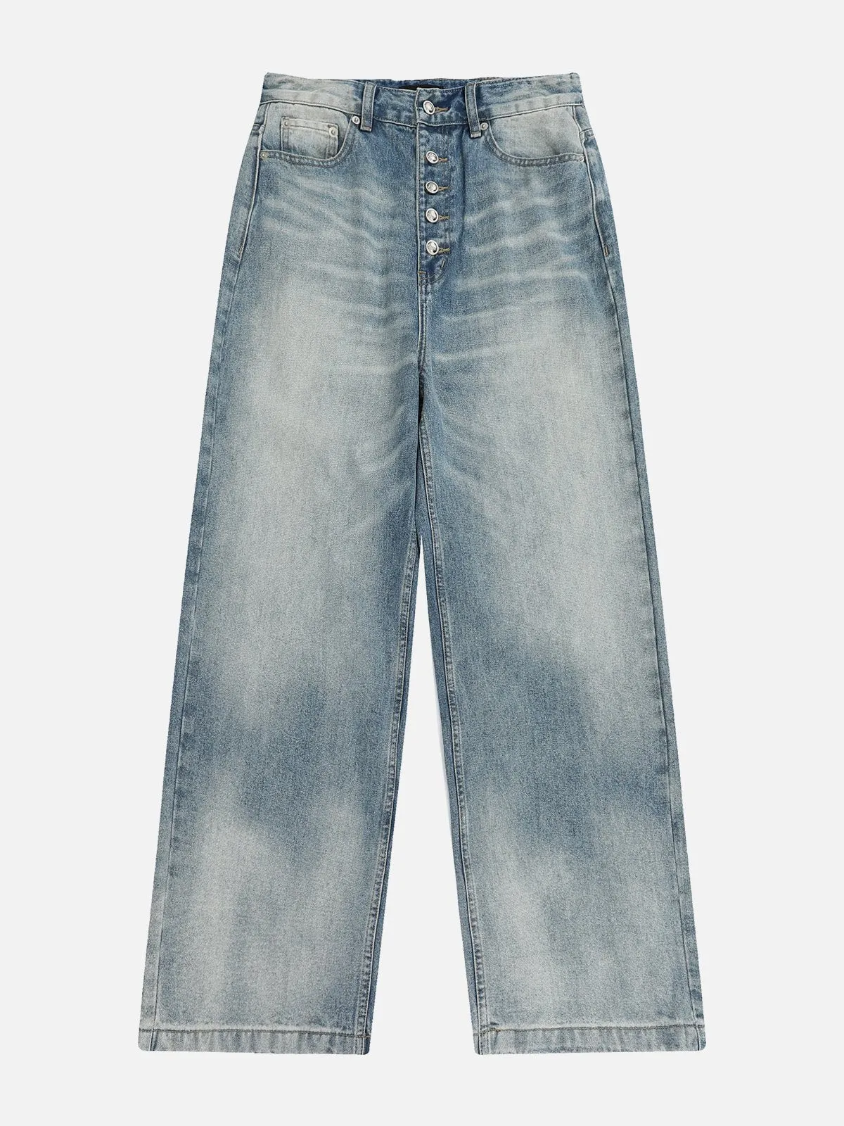 Aelfric Eden Button Placket Loose Jeans sold by Aelfric Eden