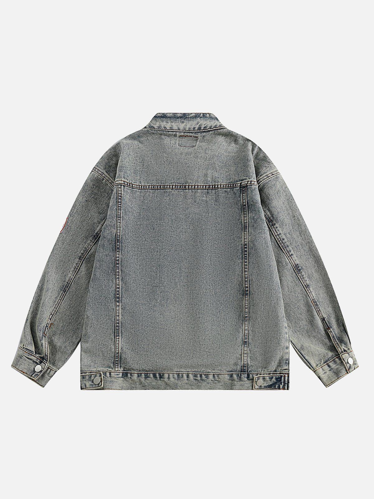 Aelfric Eden Sun Embroidered Denim Jacket sold by Aelfric Eden product image thumbnail 2