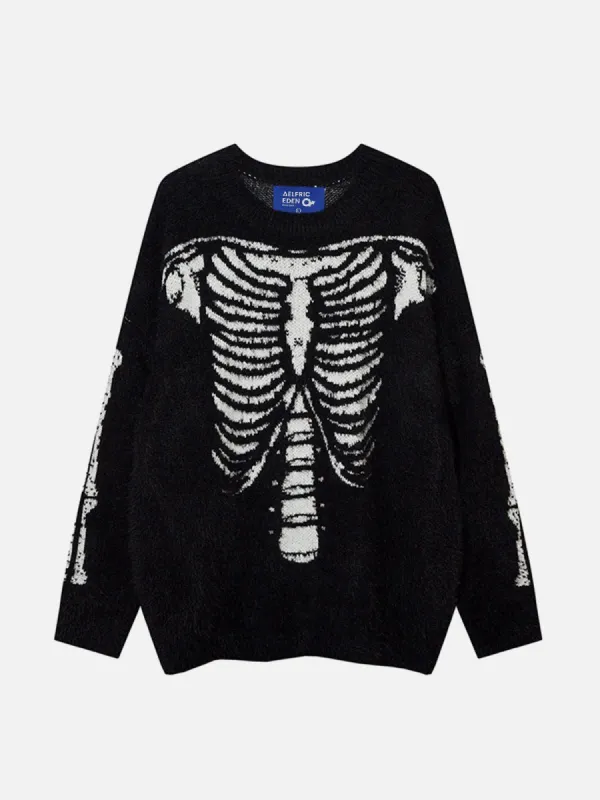 Aelfric Eden Skull Jacquard Sweater sold by Aelfric Eden
