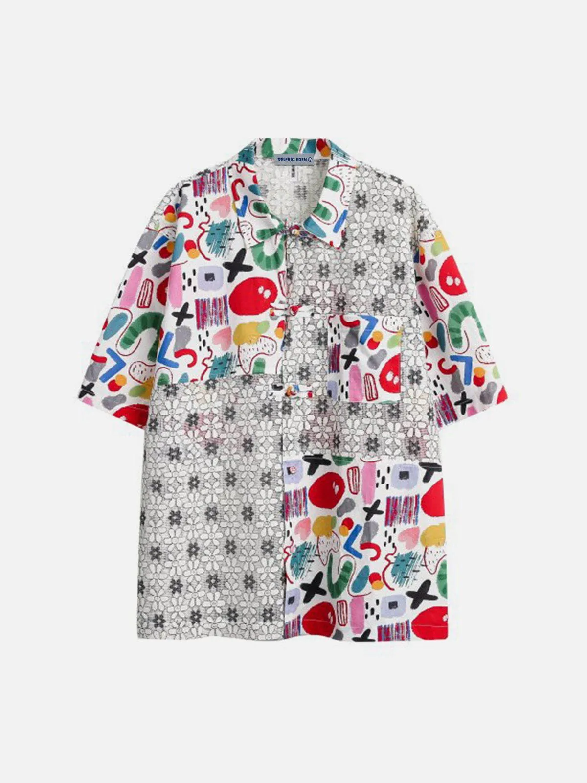 Aelfric Eden Graffiti Print Short Sleeve Shirt sold by Aelfric Eden