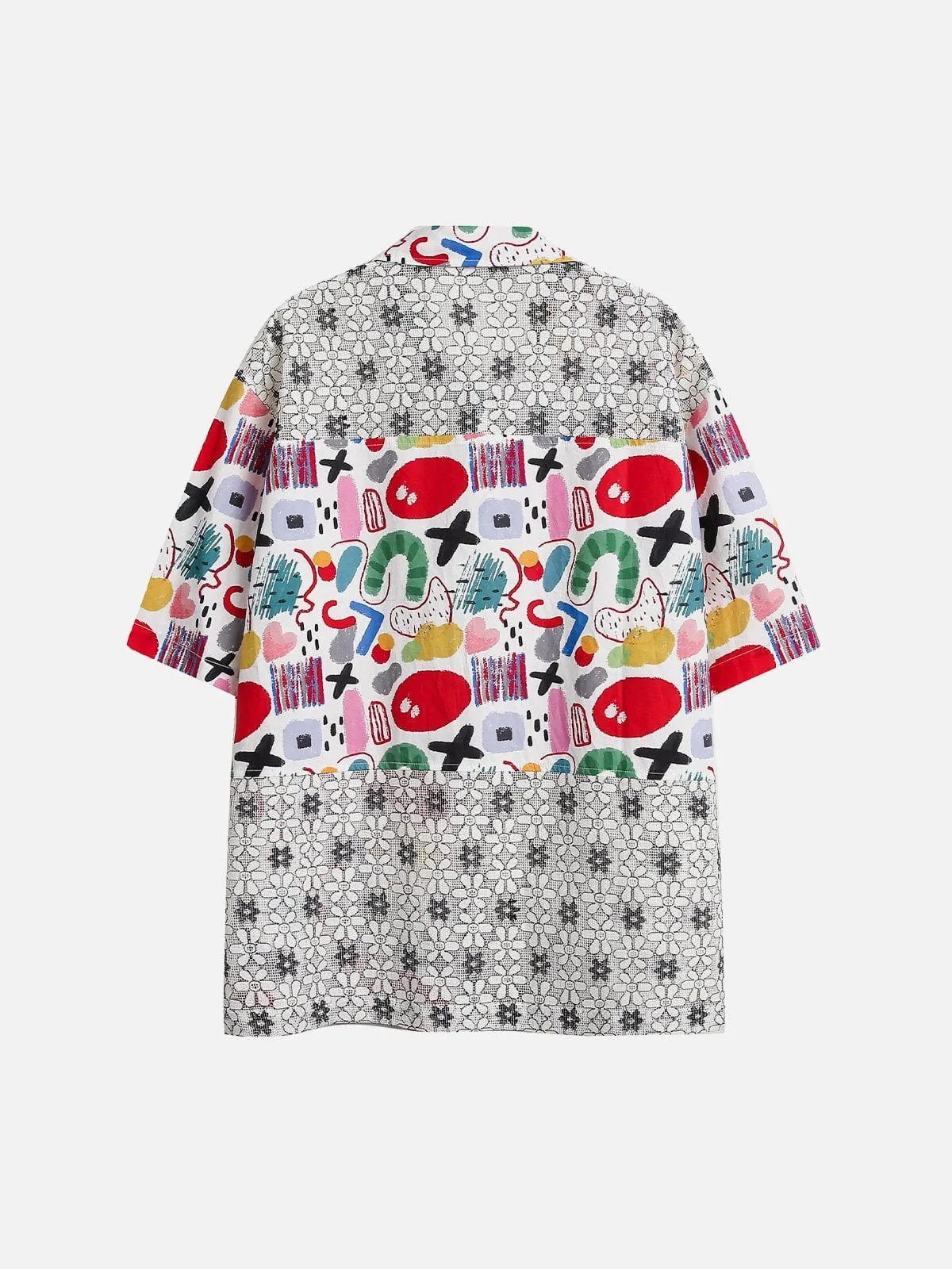 Aelfric Eden Graffiti Print Short Sleeve Shirt sold by Aelfric Eden product image thumbnail 2