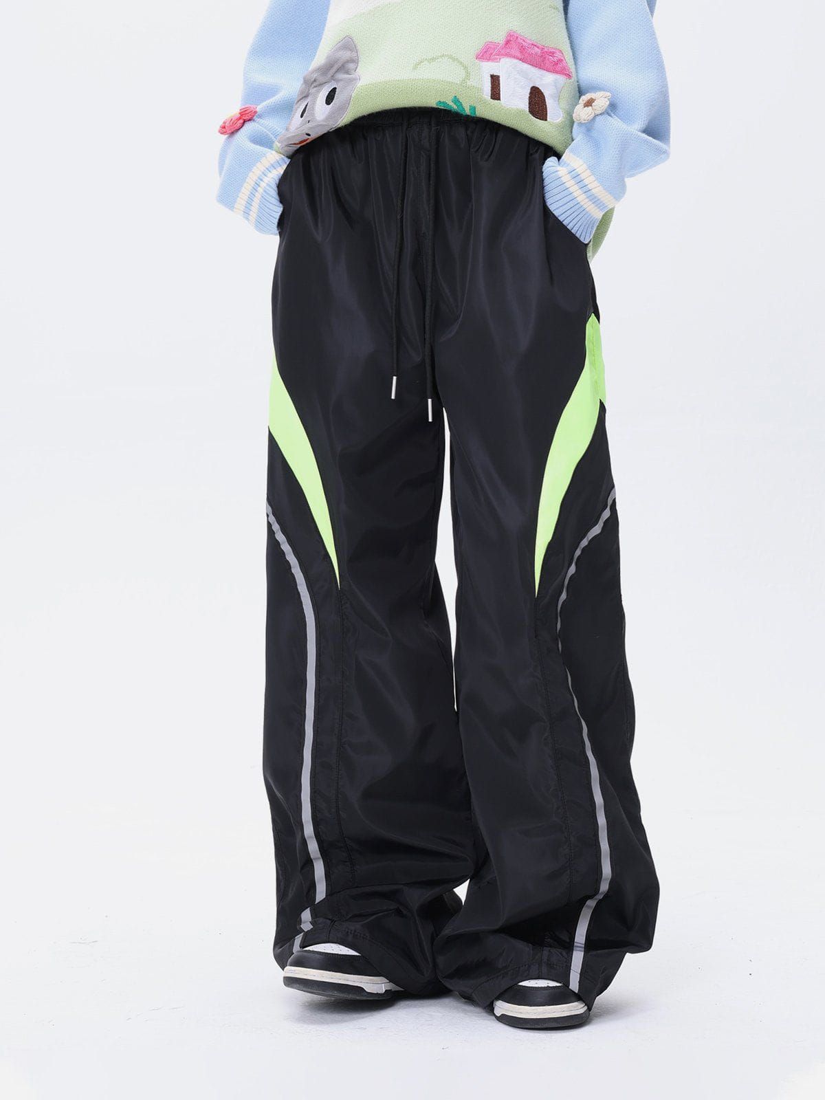 Aelfric Eden Vintage Color Blocking Baggy Pants sold by Aelfric Eden product image thumbnail 2