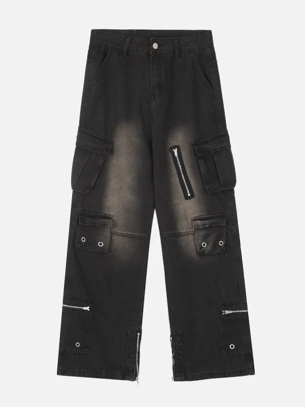 Aelfric Eden Multi Pocket Washed Jeans sold by Aelfric Eden