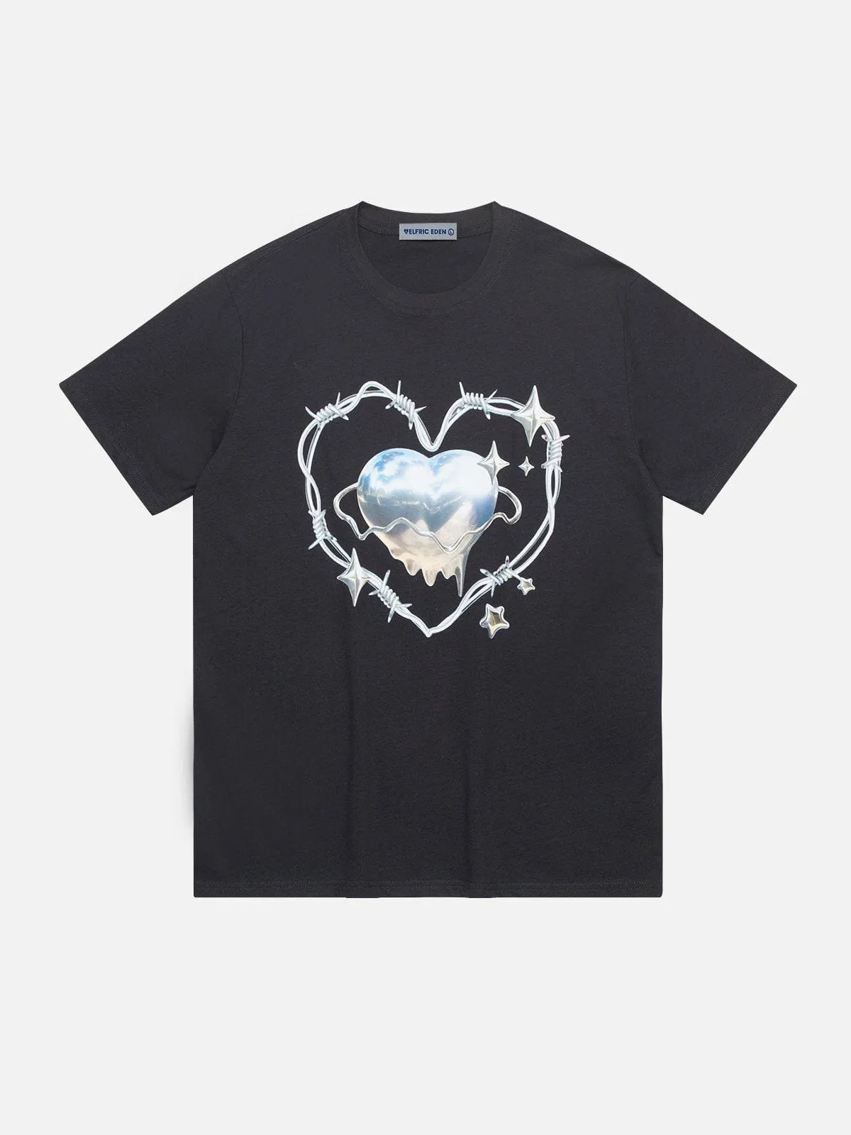 Aelfric Eden 3D Heart Print Tee sold by Aelfric Eden