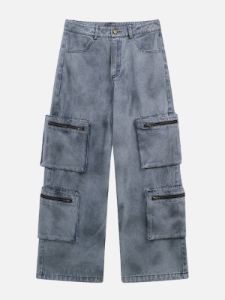 Aelfric Eden 3D Big Pocket Washed Jeans sold by Aelfric Eden