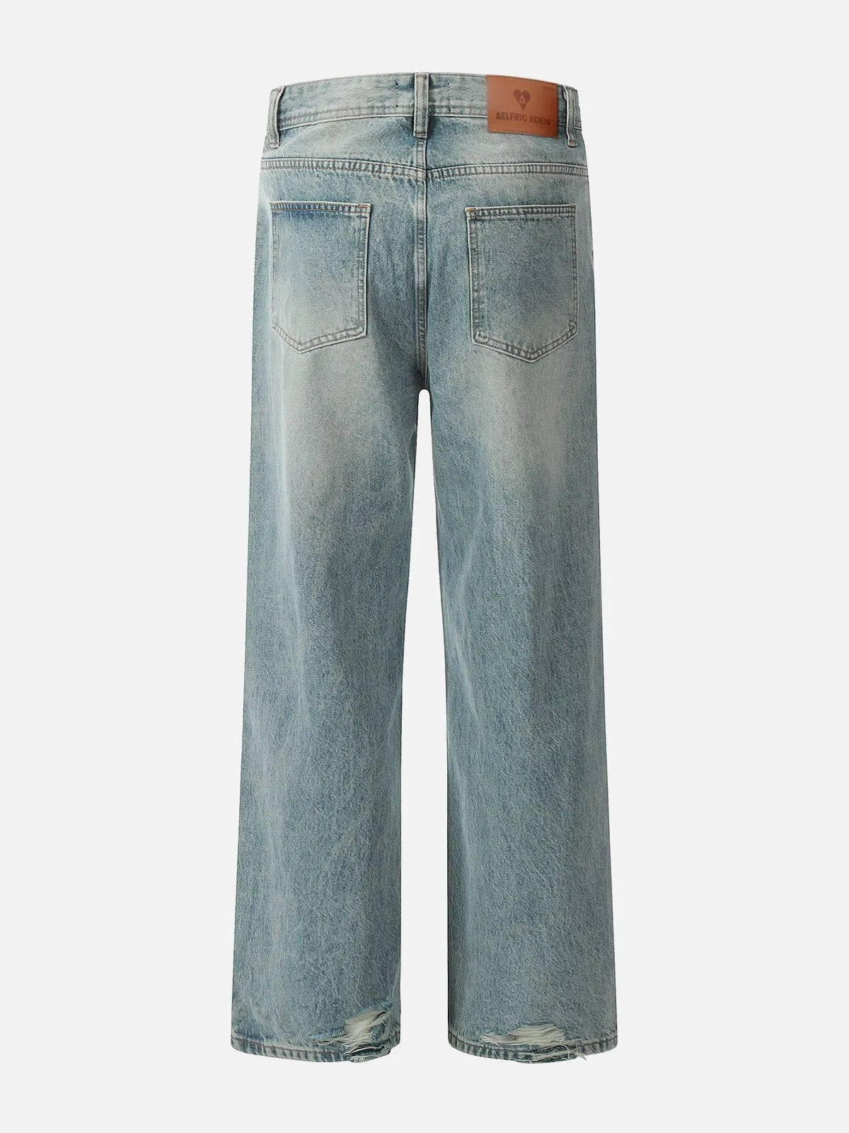 Aelfric Eden Basic Distressed Loose Jeans sold by Aelfric Eden product image thumbnail 2