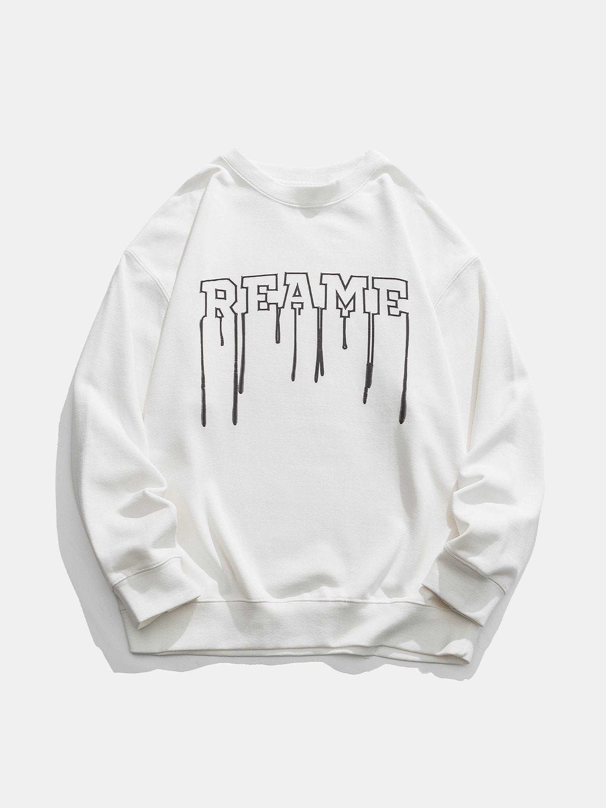 Aelfric Eden Letter Melt Embroidery Sweatshirt sold by Aelfric Eden product image thumbnail 4