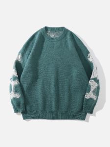 AEL Skeleton Pattern Knit Sweater sold by Aelfric Eden