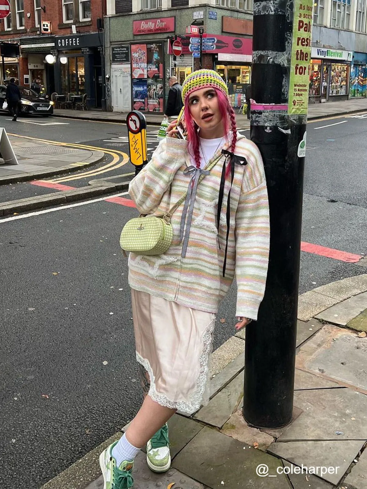 Aelfric Eden Stripe Rabbit Ear Knit Hoodie sold by Aelfric Eden product image thumbnail 5